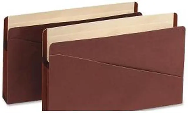 Alt view image 2 of 20 - Tops Pendaflex 45303 Watershed 7   Expansion File Pocket  Straight Cut  Legal  Red  5/Box
