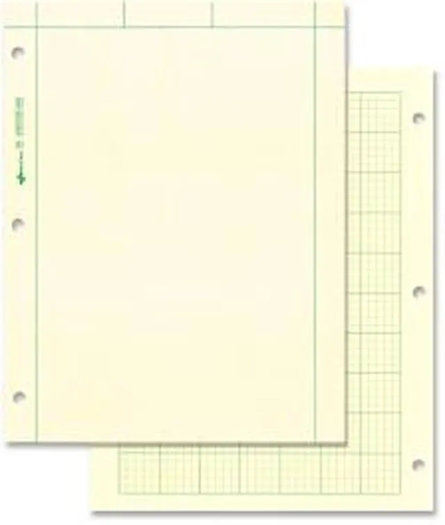 Main image of Rediform Computation Pads 5"x5" Quad 8-1/2"x11" 100 Sheets Green 42382