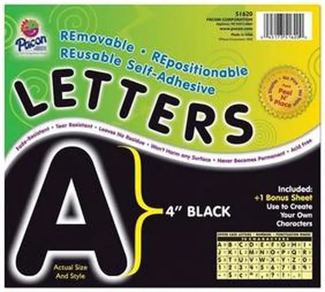 Main image of Pacon Self-Adhesive Removable Letters