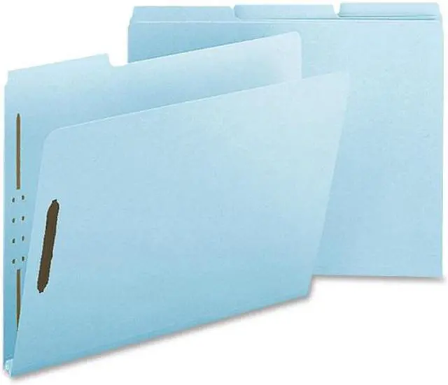 Main image of Nature Saver SP17241 Pressboard Fastener Folder - 8.50" Width x 11" Length Sheet Size - 1" Expansion - 2 Fastener - Light Blue - 25 / Box, 1 Box