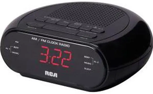 Main image of RCA RC205 Alarm Clock Radio with Red LED & Dual Wake