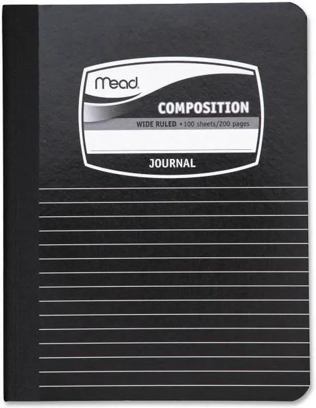 Alt view image 2 of 9 - Mead Composition Book Special Ruled 9-3/4"x7-1/2" Black Marble 09920