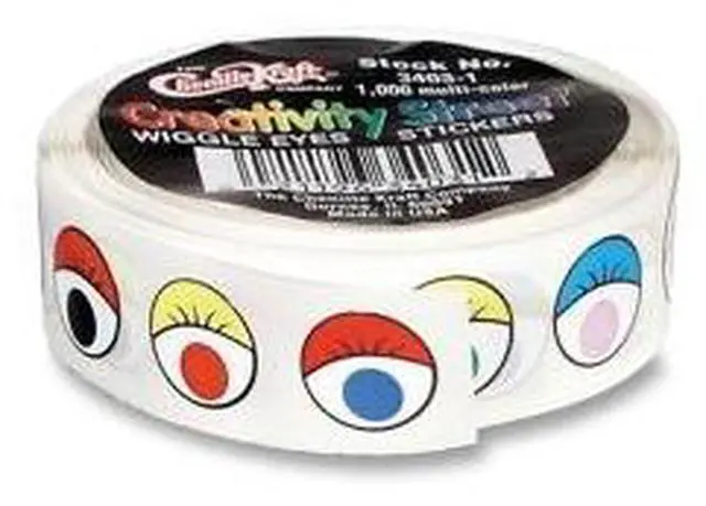 Alt view image 2 of 6 - Chenillekraft Wiggle Eyes Sticker