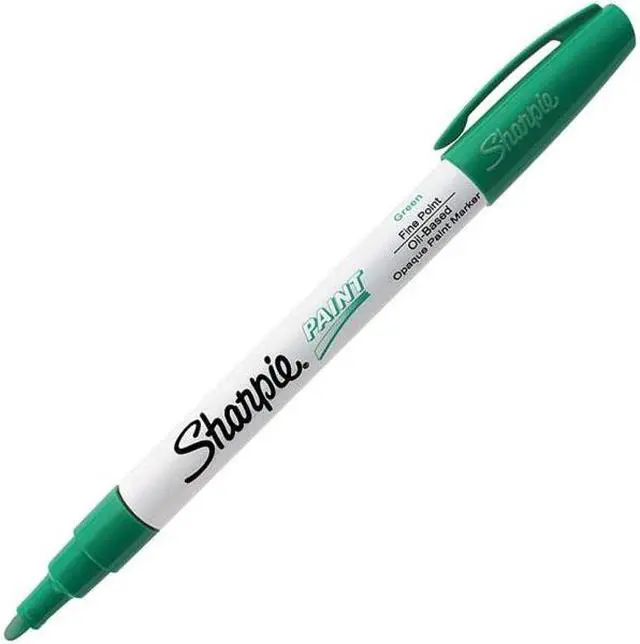 Alt view image 3 of 5 - Permanent Paint Marker, Fine Point, Green