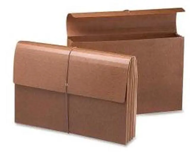 Alt view image 2 of 3 - Smead Manufacturing Company SMD71356 Leather Like Wallet- Elastic Cord- 3-.50in. Exp- 15in.x10in.