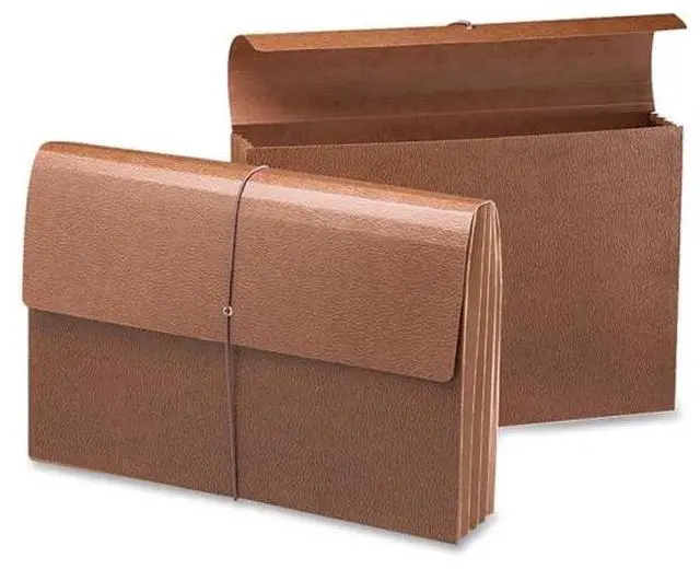 Alt view image 3 of 3 - Smead Manufacturing Company SMD71356 Leather Like Wallet- Elastic Cord- 3-.50in. Exp- 15in.x10in.
