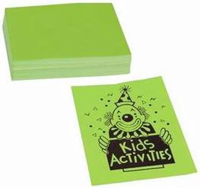 Alt view image 4 of 10 - Pacon 104317 Neon Bond Paper Letter - 8.50" x 11" - 100 / Pack - Green