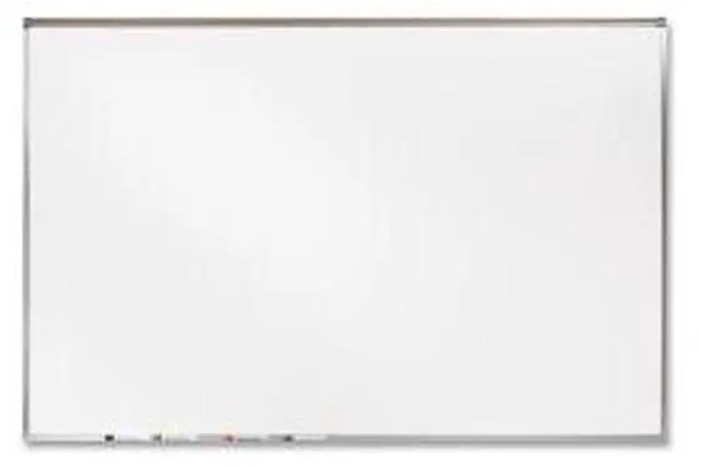 Alt view image 3 of 15 - Ghent 3' X 4' Feet Proma Porcelian Multimedia Boards Aluminum Framed Magnetic Projection / Markerboard With 1" Maprail