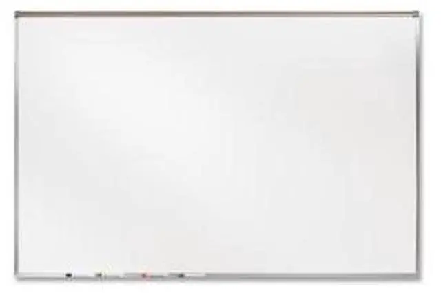 Alt view image 3 of 15 - Ghent 4' X 6' Feet Proma Porcelian Multimedia Boards Aluminum Framed Magnetic Projection / Markerboard With 1" Maprail