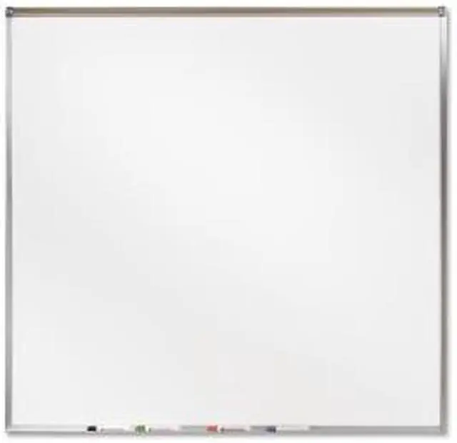 Alt view image 3 of 15 - Projection Board Dry-Erase Brd 4'x4' Aluminum Frame/White