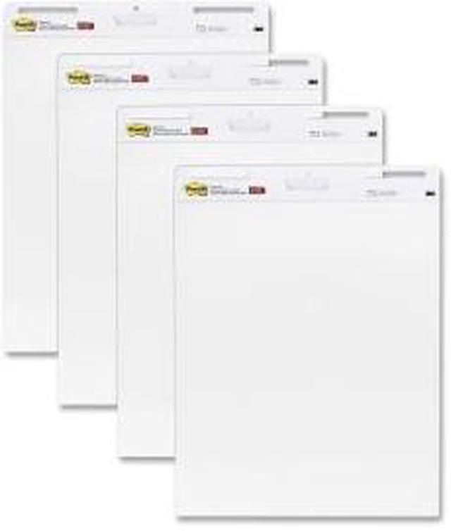 Post-it Super Sticky Easel Pads, 25 in. x 30 in., White, 4 Pads
