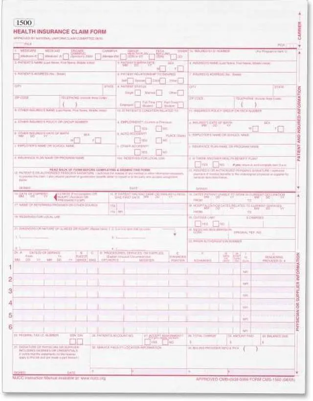 Alt view image 4 of 8 - Centers for Medicare and Medicaid Services Forms, 8 1/2 x 11, 500 Form