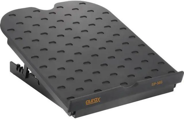 Main image of Auray Studio Monitor Stand, 6" Speaker Stand with Adjustable 5°, 10°, 13°, and 15° Tilt Angle, Load Up to 22 lb, Nonslip Rubber Feet, Rugged Steel and Aluminum Construction
