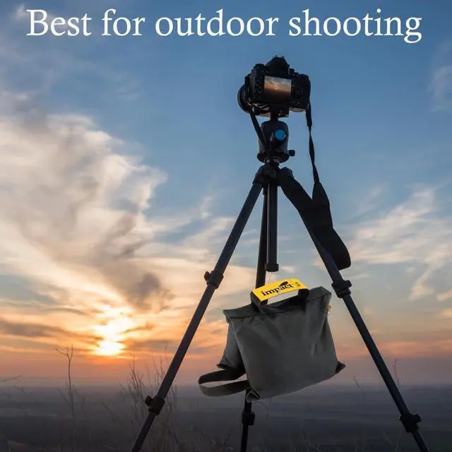 Alt view image 5 of 7 - Impact Saddle Bag (35 lb) Weight Bags for Light Stand Photography Video Equipment, Heavy Duty Saddlebag for Backdrop Stand, Photo Tripod, Canopy, Pop up Tent, Umbrella Base, Fishing Chair