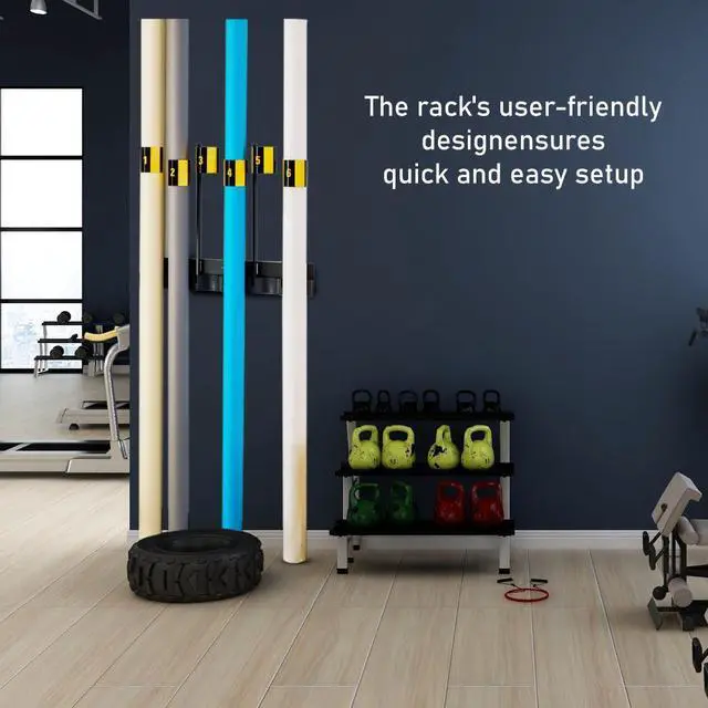 Alt view image 7 of 7 - Impact Seamless Paper Wall Rack, Magnetic Background Paper Roll Organizer for Up to 6 Rolls, Holds 9' Rolls with 4" Diameter, Aluminum Construction, Includes Mounting Hardware-Ideal for Studio, Office