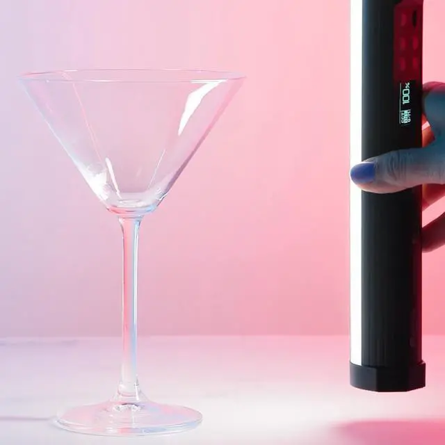 Alt view image 7 of 7 - Genaray RGB 1' Tube Light LED Full Color Portable Video Light w/ App Control, 2800 to 8000K CCT HSI Modes, 10 Lighting & 7 Pixel Effects, CRI 96, TLCI 99, Li-Ion Battery, Passive Cooling, 103 Lux