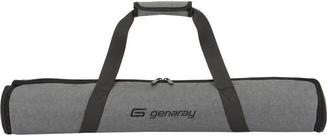 Alt view image 2 of 7 - Genaray RGB Pixel LED Tube Carry Bag Stores 2 of 2' Lights, Water Resistant Cordura Fabric, Protective & Durable with Separate Padded Pocket for Each Light , Padded Handle Wrap & Power Adapters