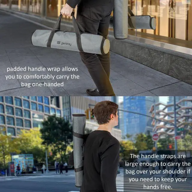 Alt view image 7 of 7 - Genaray RGB Pixel LED Tube Carry Bag Stores 2 of 2' Lights, Water Resistant Cordura Fabric, Protective & Durable with Separate Padded Pocket for Each Light , Padded Handle Wrap & Power Adapters