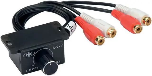 Main image of PAC LC-1 (LC1) Universal Car Amp Bass Knob RCA Level Amp Volume Control Knob