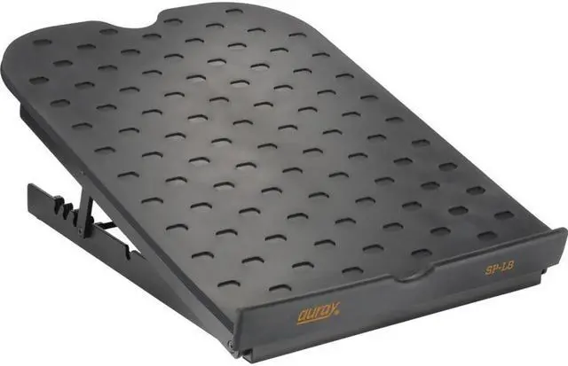 Main image of Auray Studio Monitor Stand, 8" Speaker Stand with Adjustable 5°, 10°, 13°, and 15° Tilt Angle, Load Up to 34 lb, Nonslip Rubber Feet, Rugged Steel and Aluminum Construction