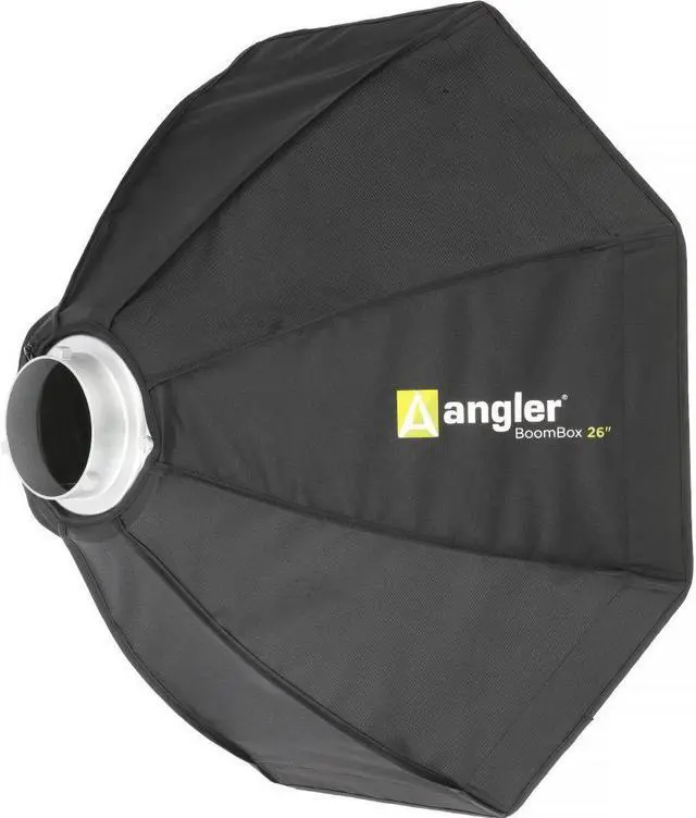 Alt view image 2 of 7 - Angler BoomBox Octagonal Softbox (26") with Bowens Mount  Premium Silver Interior, Removable Diffuser, Lightweight, Collapsible  Perfect for Monolights, Strobes, and LED Lights