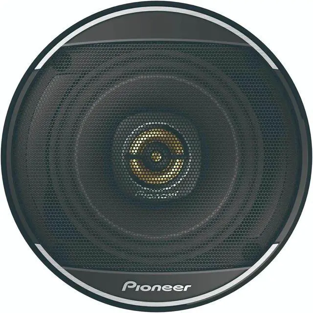 Alt view image 4 of 7 - Pair of PIONEER TS-A1081F, 2-Way Coaxial Car Audio Speakers, Full Range, Clear Sound Quality, Easy Installation and Enhanced Bass Response, Black and Gold Colored 4 Round Speakers
