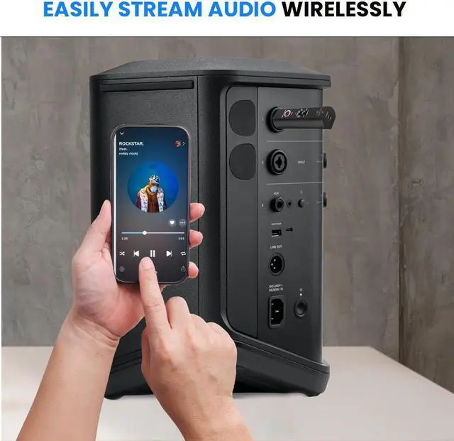 Alt view image 6 of 7 - XLR Bluetooth Audio Receiver Wireless Bluetooth 5.0 Streaming, 3-Pin XLR Output for Mixer, PA, Speaker, Switchable 10 dB Pad, Stereo Link, 10-Hour Rechargeable Battery by Polsen Audio