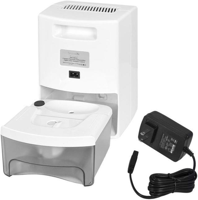 Alt view image 3 of 4 - SereneLife PDUMID35 Compact Electronic Dehumidifier, Digital Mini Moisture Control White