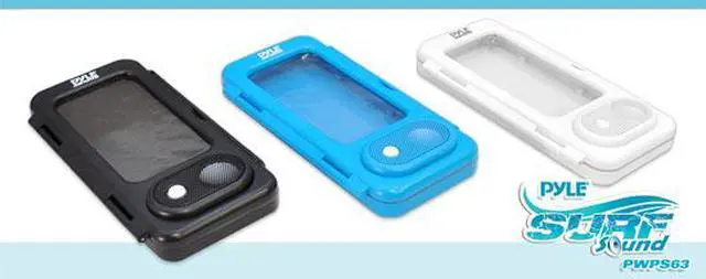 Alt view image 4 of 10 - Surf Sound Play Universal Waterproof iPod, iPhone4 & iPhone5 MP3 Player & Smartphone Portable Speaker & Case (Color Black)