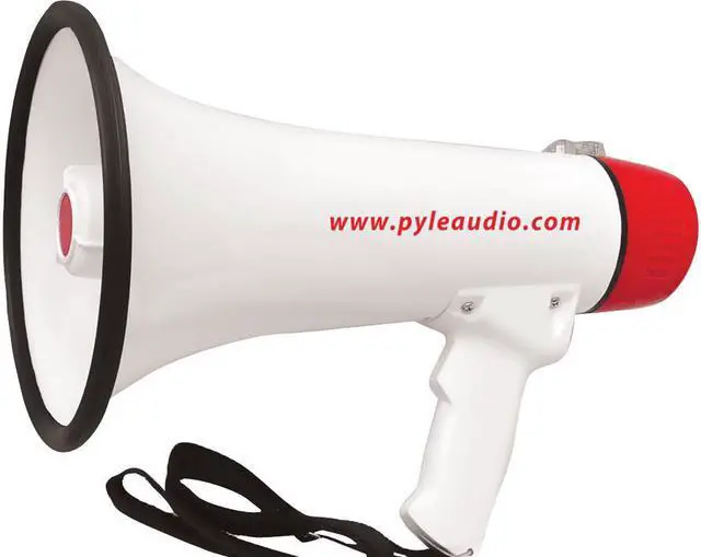 Alt view image 5 of 14 - Pyle Pro 40W Megaphone Aux Input Lithium Battery
