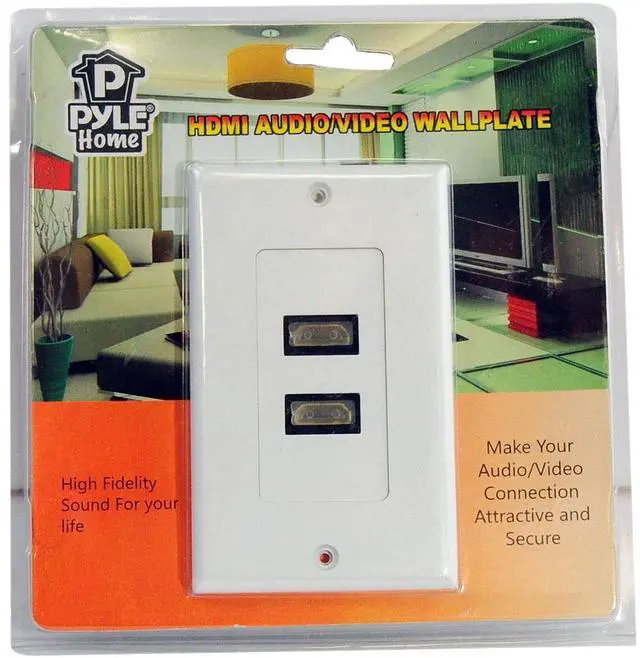 Alt view image 4 of 5 - PyleHome Dual HDMI Wall Plate