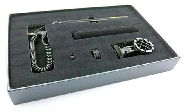 Alt view image 2 of 3 - Video/Camera Condenser Shotgun Microphone with 3.5mm Connector