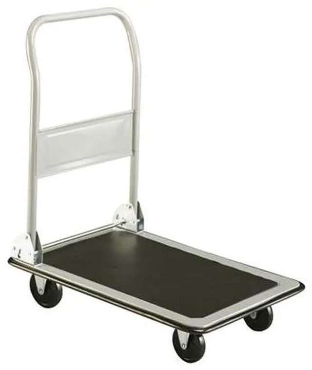 Alt view image 2 of 6 - Safco 4063 Tuff Truck Platform Truck - 500 lb Capacity - 36 x 24 - Gray