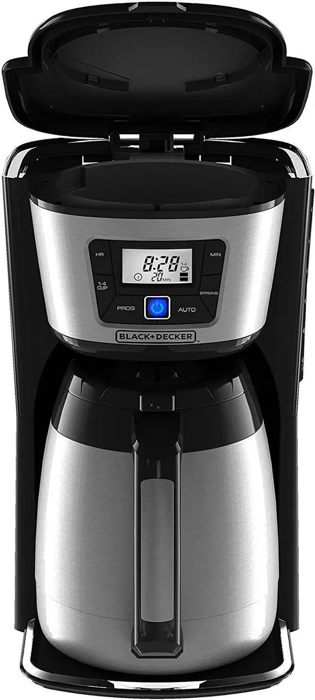 Alt view image 7 of 10 - Black & Decker CM2035B Black 12-Cup Thermal Coffeemaker