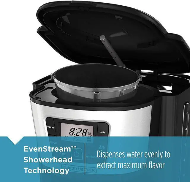 Alt view image 8 of 10 - Black & Decker CM2035B Black 12-Cup Thermal Coffeemaker
