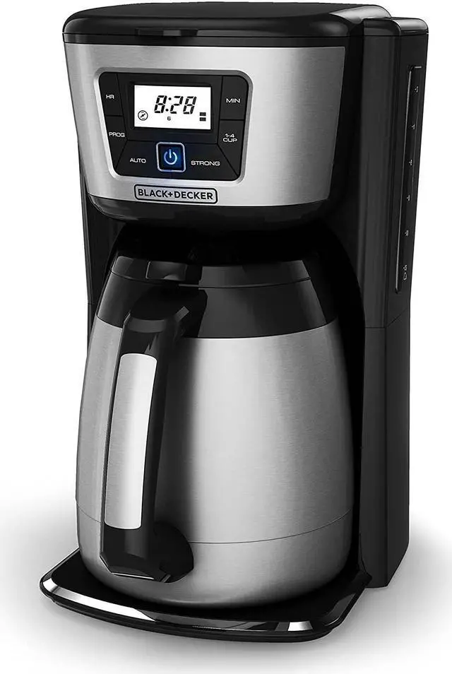 Alt view image 6 of 10 - Black & Decker CM2035B Black 12-Cup Thermal Coffeemaker