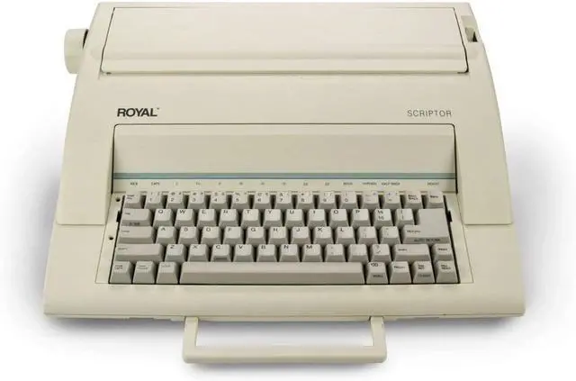 Alt view image 12 of 16 - Royal 69149V Scriptor Personal Portable Electronic Typewriter