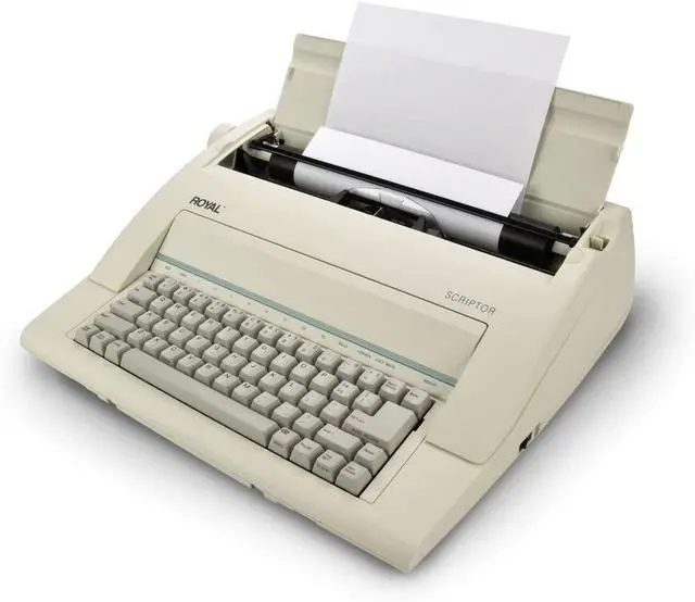 Alt view image 14 of 16 - Royal 69149V Scriptor Personal Portable Electronic Typewriter