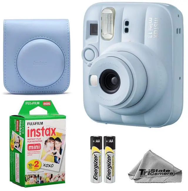 Main image of Fujifilm Instax Mini 13 Instant Film Camera Frost Blue + Case + instax Mini Instant Film (20 Sheets)