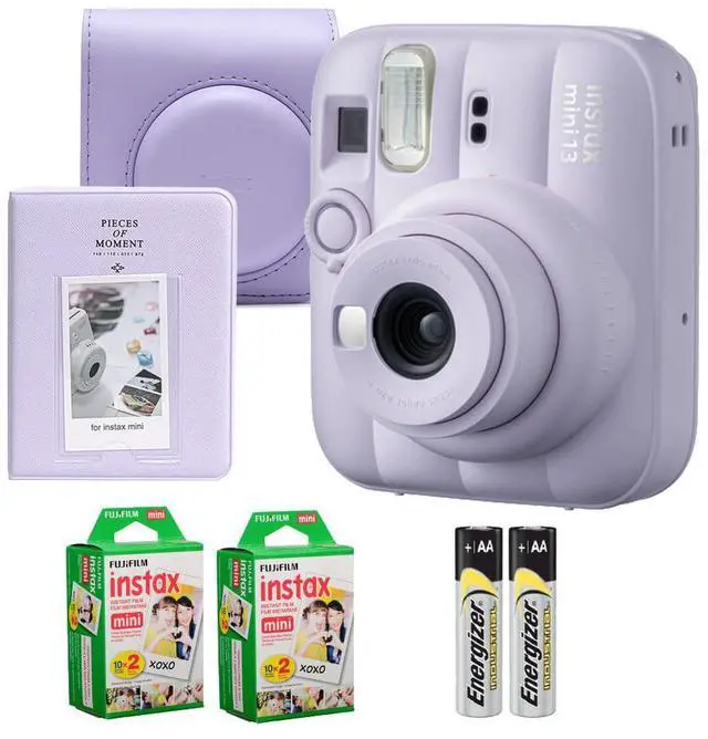 Main image of Fujifilm Instax Mini 13 Instant Film Camera Dreamy Purple + Case + instax Mini Instant Film (40 Sheets) + Mini Photo Album
