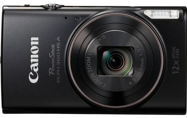 Alt view image 2 of 5 - Canon IXY 650M PowerShot ELPH 360 HS A Digital Camera Black Kit with 32GB Memory Card, Carrying Case & Card Reader