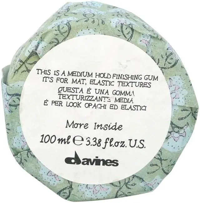 Alt view image 10 of 11 - Davines More Inside Medium Hold Finishing Gum 3.3oz