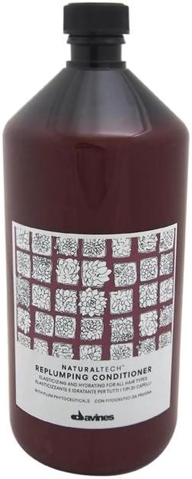 Alt view image 4 of 7 - Davines - Natural Tech Replumping Conditioner (For All Hair Types) 1000ml/33.8oz