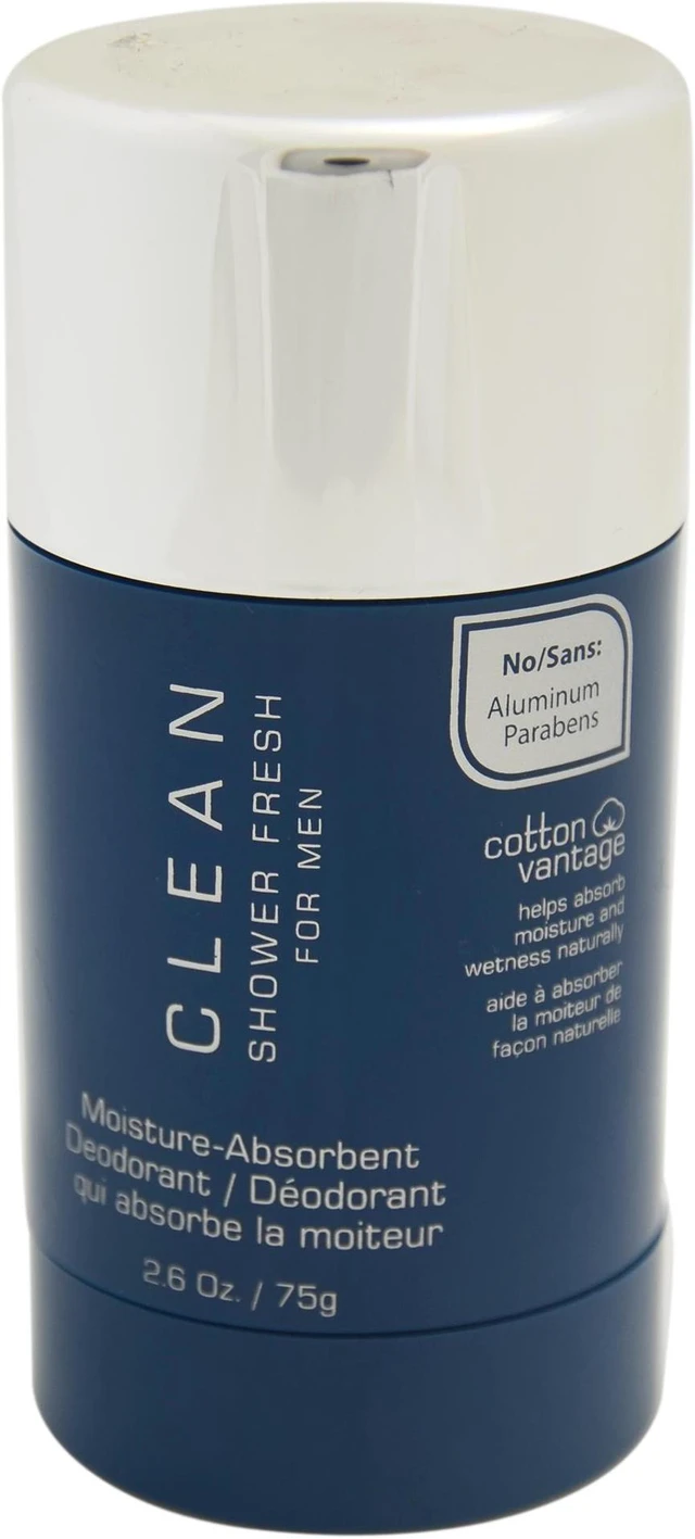 Alt view image 3 of 7 - Clean Clean Shower Fresh For Men Moisture-Absorbent Deodorant Stick 75g/2.6oz