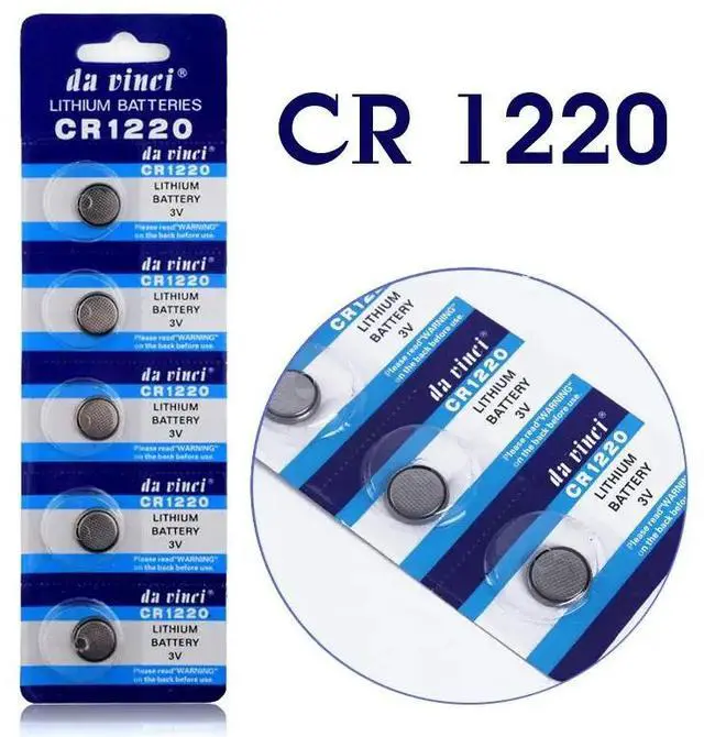 Alt view image 3 of 4 - CR1220 BR1220 ECR1220 LM1220 3V 210mAh Lithium Button Coin battery in 10pcs retailing package for watch ,toy