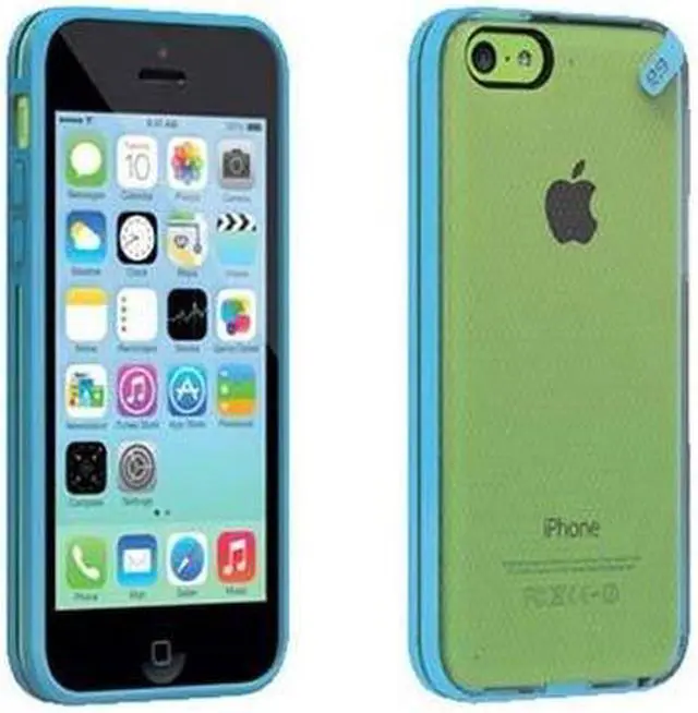Alt view image 2 of 4 - PureGear Slim Shell Protective Cell Phone Case - Blue - iPhone 5C