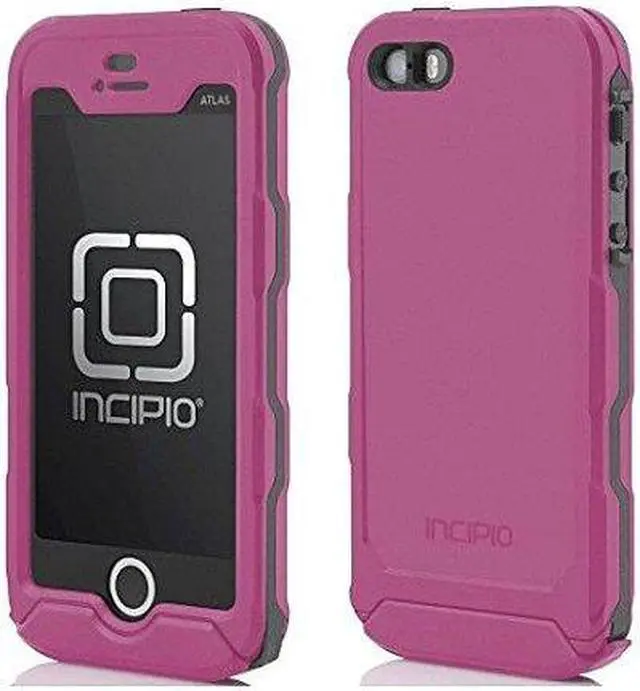 Alt view image 6 of 12 - Incipio Pink / Grey Atlas ID Case For Apple iPhone 5S 5