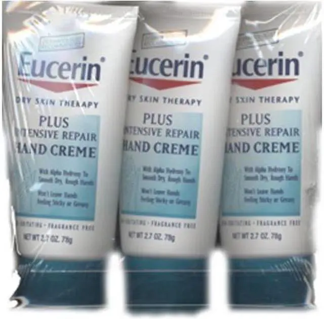 Main image of Eucerin Hand Creme, Plus Intensive Repair, 2.7 oz.