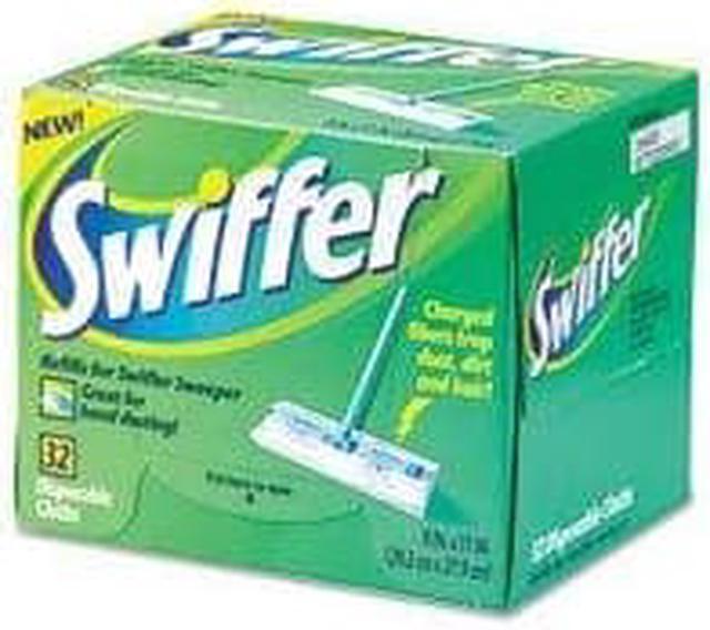 Swifter Duster/Mop Refill, White, 32 Sheets/Box PGT33407 