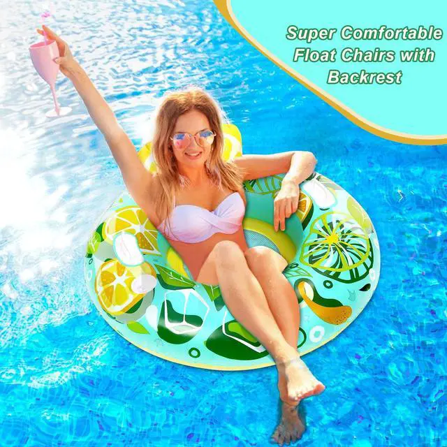 Main image of CAMULAND Inflatable Lounger Pool Float Green